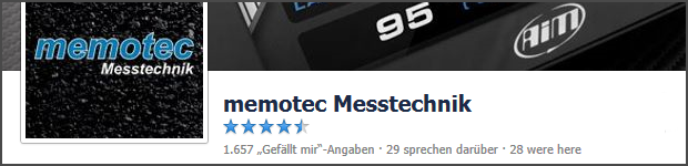 memotec Messtechnik Facebook Fanpage memotec Messtechnik Facebook Fanpage